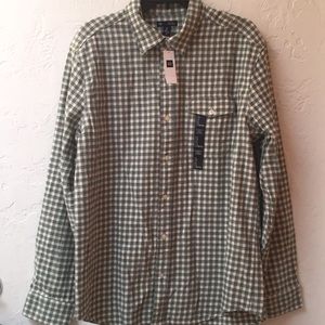 NWT Gap Plaid flannel Long Sleeve Shirt